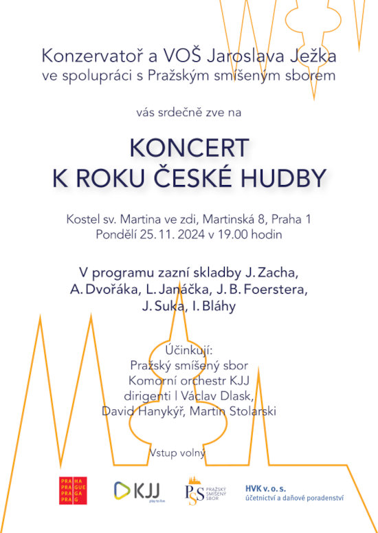 Koncert k Roku české hudby, Kostel sv. Martina ve zdi, 25. 11. 2024 od 19:00 hod.