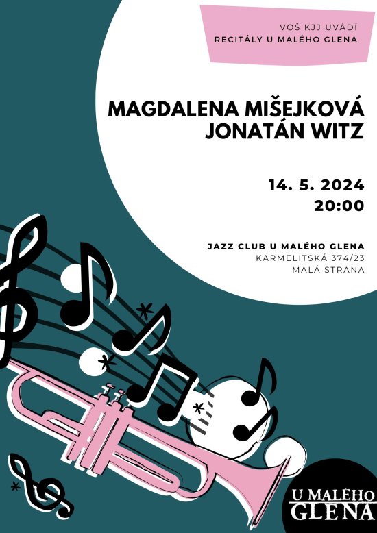 Recitály U Malého Glena - Magdaléna Mišejková, Jonatán Witz, 14. 5. 2024 od 20:00